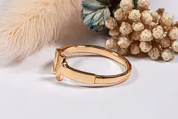 Каблучка Tiffany з червоного золота K-0309 - мініатюра 6