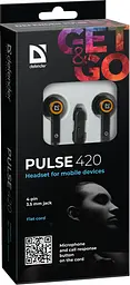 Навушники дротові Defender Pulse 420 помаранчевий (63420) (6217088) - мініатюра 3