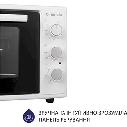 Електрична піч Minola Foet 4815 WH - мініатюра 2