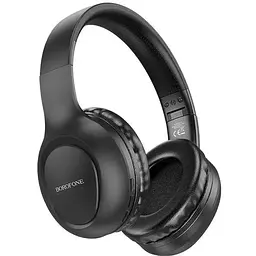 Навушники Borofone BO19 Musique BT headphones, BT5.3, ANC, AUX, 200mAh, 20h, black