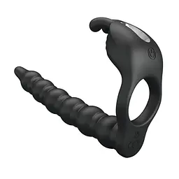Віброкільце PRETTY LOVE Blackney black, 7 vibration functions Memory function PRETTY LOVE BI-210327 102766 - мініатюра 2
