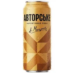 Пиво Перша Приватна Броварня Авторське 6.5% 0.5л з/банка 