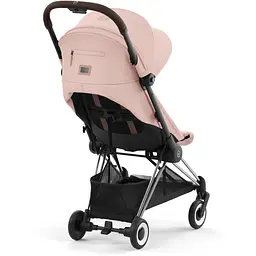 Коляска Cybex Coya Chrome Dark Brown Peach Pink  (522004415) - мініатюра 7