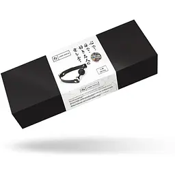 Кляп Liebe Seele Black Organosilicon Ball Gag - мініатюра 6