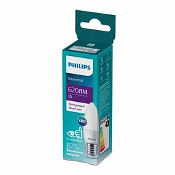 Лампа Philips ESSLED Candle 6 W 620 lm E 27 827 B35FR (929002970607) - мініатюра 2
