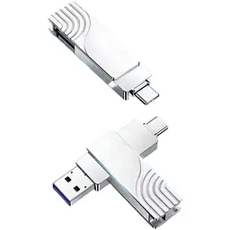 Флеш-накопичувач USB Borofone BUD3 USB3.0 Type-C 128 ГБ з високою швидкістю передавання даних (37591-01_525) - мініатюра 3