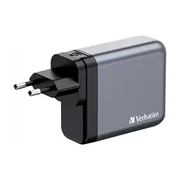 Зарядний пристрій Verbatim GaN 140 W 4 ports (2xUSB-C-140 W,USB-C 20 W /USB-A -3.0) (32203) - мініатюра 3