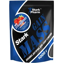 Дієтична добавка Stark Pharm Gain Mass Ostrowia Whey Полуниця 1 кг