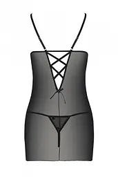 Сорочка с вырезами, L/XL (чёрная) Passion-Lovelia Chemise - миниатюра 7