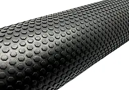 Масажний ролик EasyFit Foam Roller 90 см Чорний (EF-2034-BK) - мініатюра 2