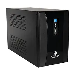 Джерело безперебійного живлення KRF-1200VA/720W(LED) UPS Kraft (42-00005) - мініатюра 3