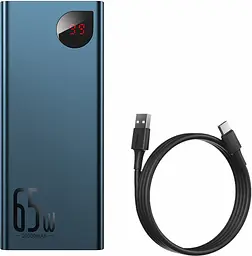 Power Bank Baseus Adaman, 20000mAh, 65W, Blue, Power Delivery (PD) (PPIMDA-D03/PPIMDA-D01) - мініатюра 7