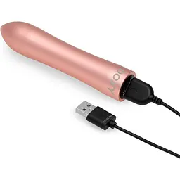 Віброкуля Doxy Rose Gold в металевому кейсі ультрагладка 7 режимів - мініатюра 3