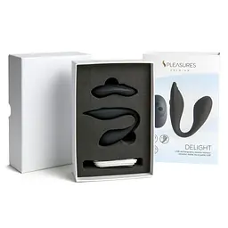 Вібратор S Pleasures Premium Delight 7.5 см чорний - мініатюра 4