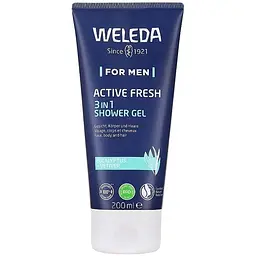 Гель для душу Weleda Active Shower Gel 3 в 1 200 мл (7611916153600)