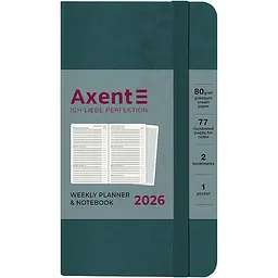 Щотижневик Axent 2026 Pocket Strong 90 x 150 мм лазурний (8508-26-63-A) - мініатюра 2