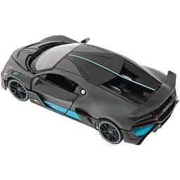 Автомодель інерційна Bugatti DIVO Rastar 64200 grey 1:32 - мініатюра 3