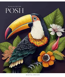 Зошит загальний Школярик Posh creatures у клітинку 96 аркушів 5 шт. (096-3257K) - мініатюра 2