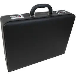 Елегантний дипломат Portfolio із еко шкіри чорний sum0028876