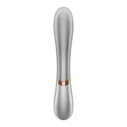 Вібратор-кролик Satisfyer Hot Lover 20 см сріблястий - мініатюра 4