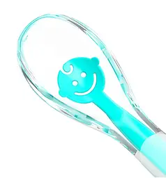 Ложка силіконова BabyOno Baby Smile, блакитний (1460) - мініатюра 2