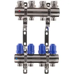 Колекторний блок з термостатичними клапанами Koer KR.1100-04 1"x4 ways KR2630