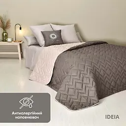 Покривало Ideia 240х260 IZZI шоколад (8-34587x005) - мініатюра 2