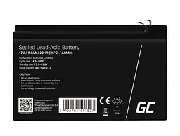 Акумуляторна батарея Green Cell VRLA 12 V 9 Ah для ДБЖ (AGM06) - мініатюра 2