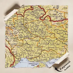 Інтер'єрна картина Загальна карта України 1918р, Україна, істория, 60×100 см (id6153) - мініатюра 4