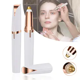 Тример жіночий FLAWLESS, білий, акумуляторний, для брів та обличчя - мініатюра 3