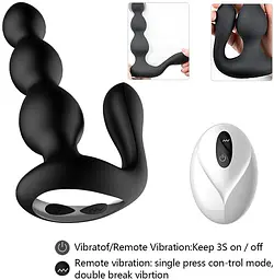 Анальна пробка - Anal Beads, Remote Controler - мініатюра 10