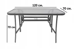 Комплект садових меблів Kontrast Majorka DUO-6 Black - мініатюра 10