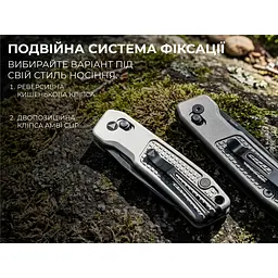 Ніж складаний кишеньковий SRM Scout 7229-AK (6.9 см) 14C28N / алюміній сірий - мініатюра 11