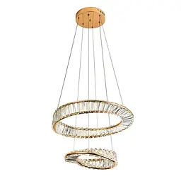 Люстра стельова LED Levistella 799L8801 (500+350) FGD, 68W, регульована температура кольору, сучасний стиль для дому