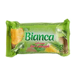 Твердое мыло Bianca С ароматом киви и ананаса 140 г (4823107602443)