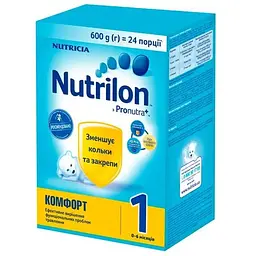 Дитяча суміш Nutrilon 1 Комфорт 600 г (5900852038518)