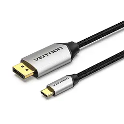 Відеокабель Vention CGWHG USB-C - DisplayPort 2.1 16K 30 Гц 1,5 м сірий (CGWHG)