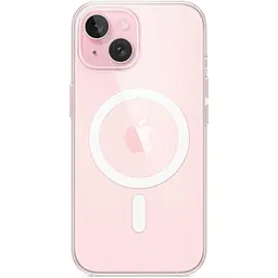 Оригінальний протиударний чохол Apple Clear Case with MagSafe для iPhone 15 (6.1") Прозорий (MT203ZM/A) - мініатюра 7