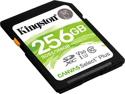 Карта пам'яті Kingston SDXC Canvas Select Plus 256GB Class 10 UHS-I U3 V30 [SDS2/256GB] [100869] - мініатюра 2