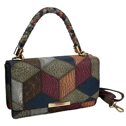 Жіноча сумка через плече крос-боді з екошкіри Lilly P2-15119230BL Мультиколор - мініатюра 12