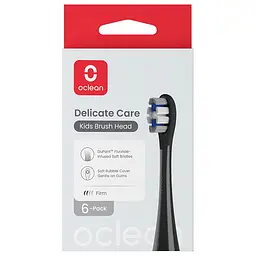 Насадка для зубної електрощітки Oclean X Kids P3K8 Чорний (6 шт) (6970810557381)