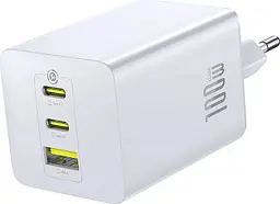 Адаптер - зарядний пристрій Baseus EnerFill FE11 2 x USB-C + 1 x USB-A 100 Вт P10182102213-00 білий P10182102213-00
