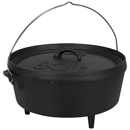 Казан з кришкою Bo-Camp Dutch Oven Cast Iron 31 cm/5 L Black (2122410)