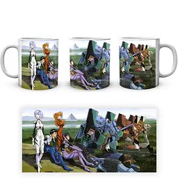 Кухоль GeekLand Evangelion Євангеліон EVA 002.29 330 мл білий - мініатюра 4