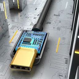 Перехідник AUX Baseus L54 Type-C to 3.5mm - мініатюра 6