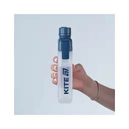 Пляшка для води Kite 450 мл синя (K25-1239-1) - мініатюра 4
