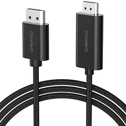 Кабель DisplayPort M-HDMI M 2.0 м, 4K 60hz (4090×2160) Choetech
