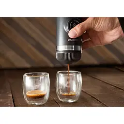 Портативна еспресо-кавоварка Wacaco Nanopresso сіра з чохлом, механічна, для меленої кави - мініатюра 11
