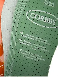 Вирізні устілки Corbby Latex універсальні з бавовною та сосновим ароматом. Розмір 35–46 - мініатюра 3