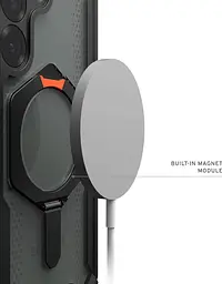 Оригінальний протиударний чохол для Samsung Galaxy S25 UAG Plasma XTE MagSafe Black 214469114097 (S931) з підставкою - мініатюра 7